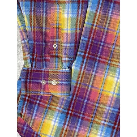 T. HARRIS LONDON PLAID MENS BUTTON DOWN SHIRT XL EUC - Picture 2 of 4